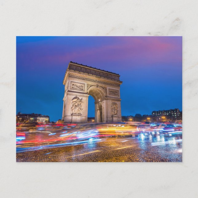 Postal Arc de Triomphe | Monumento nacional | París Franc (Anverso)