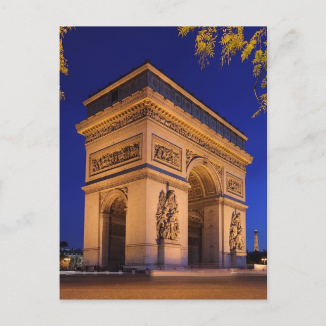 Postal Arc Triomphe (Anverso)