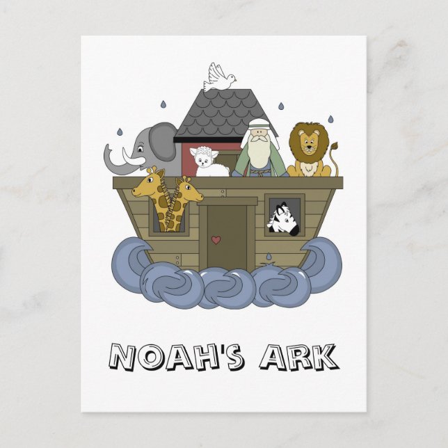 Postal arca de Noahs (Anverso)