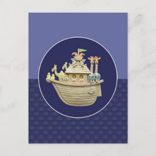 Postal Arca de Noé Azul