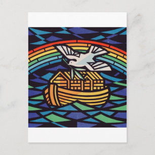 Postal Arca de Noé con Espíritu Santo