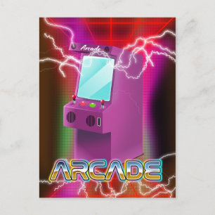 Postal Arcade retro de los 80