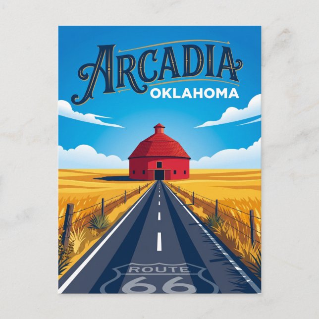Postal Arcadia EE. UU. (Anverso)
