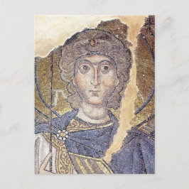 Postal Arcángel Michael Byzantine Mosaic Icono ortodoxo