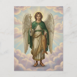 Postal Arcángel Rafael Ángel