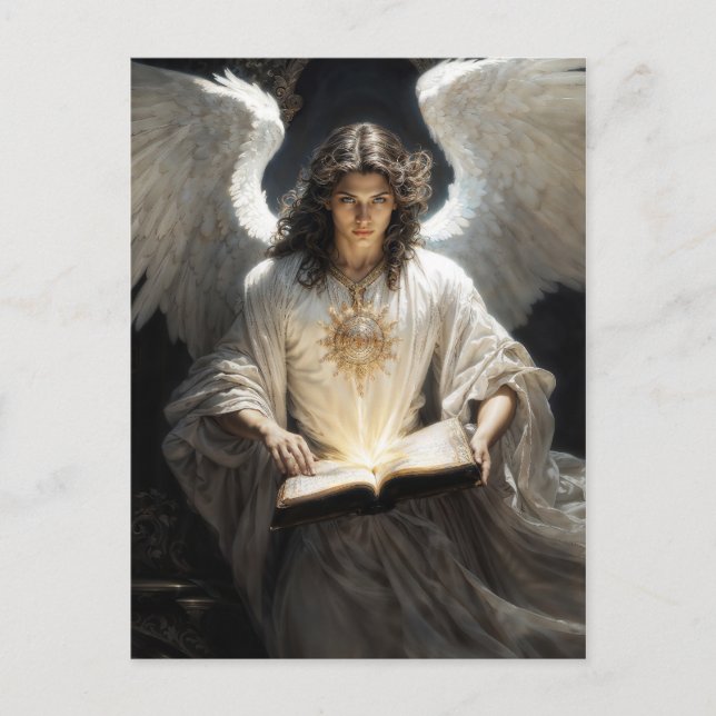Postal Arcángel Uriel (Anverso)