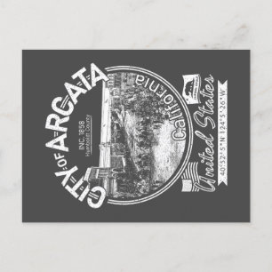 POSTAL ARCATA CALIFORNIA - VINTACIÓN DE PLAZA ARCATA