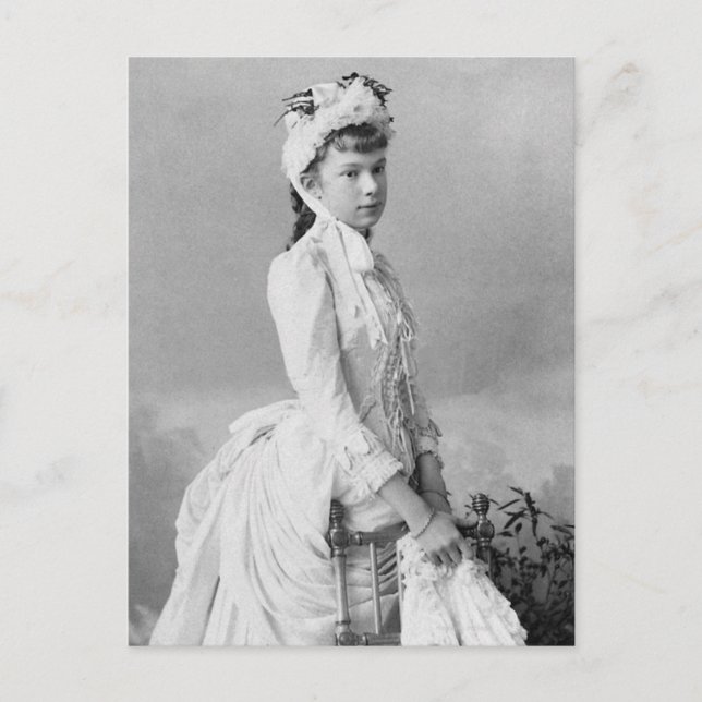 Postal Arch Duchess Marie-Valerie Habsburg, hija Sisi (Anverso)