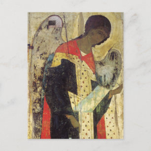 Postal Archangel Michael por Andrei Rublev