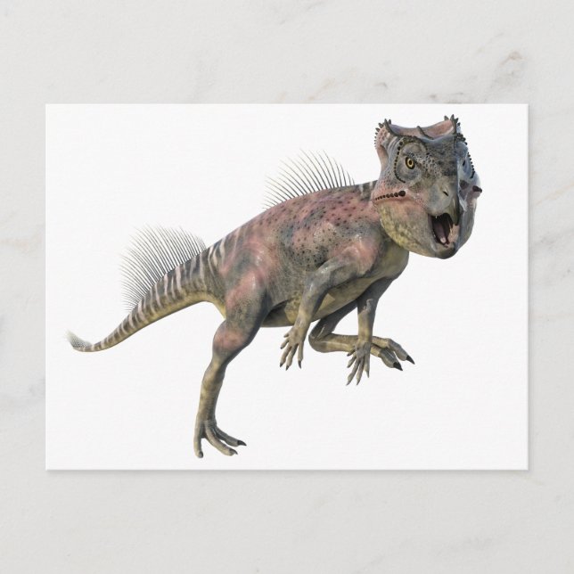 Postal Archeoceratops Dinosaur Running (Anverso)