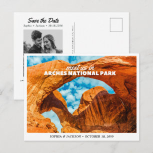 Postal Arches National Park Boda Guardar la Fecha