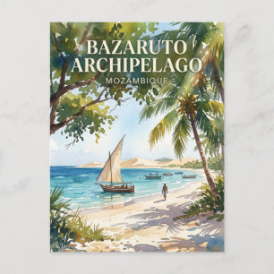Postal Archipiélago de Bazaruto Mozambique