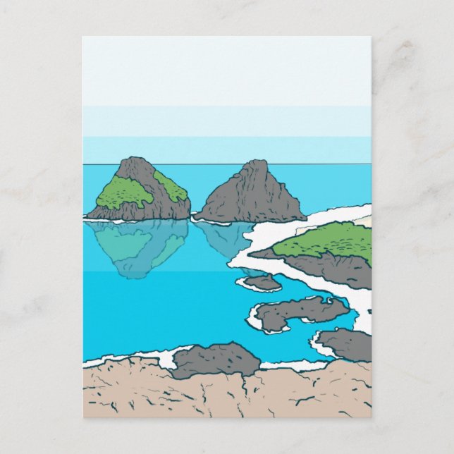 Postal Archipiélago de Fernando de Noronha - Brasil (Anverso)