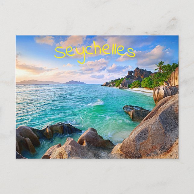 Postal Archipiélago Tropical De Seychelles (Anverso)
