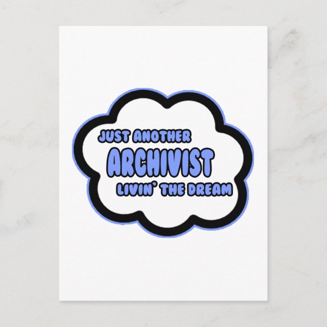 Postal Archivista... Viviendo el sueño (Anverso)