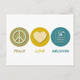 Postal Archivos de amor por la paz