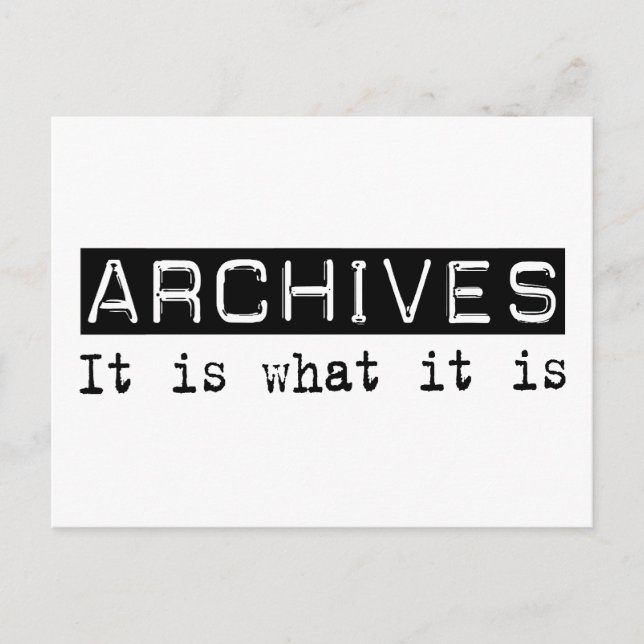 Postal Archivos Es (Anverso)