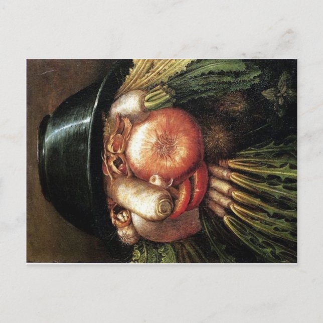 Postal Arcimboldo el Greengrcer (Anverso)