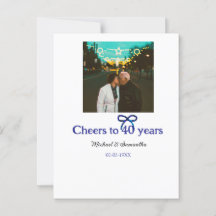 Arco azul g celebra 40 años de bodas de aniversari