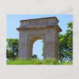 Postal Arco conmemorativo de la Primera Guerra Mundial de