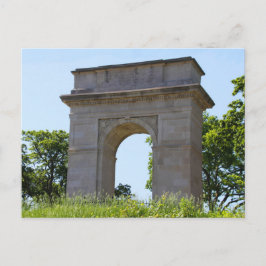 Postal Arco conmemorativo de la Primera Guerra Mundial en