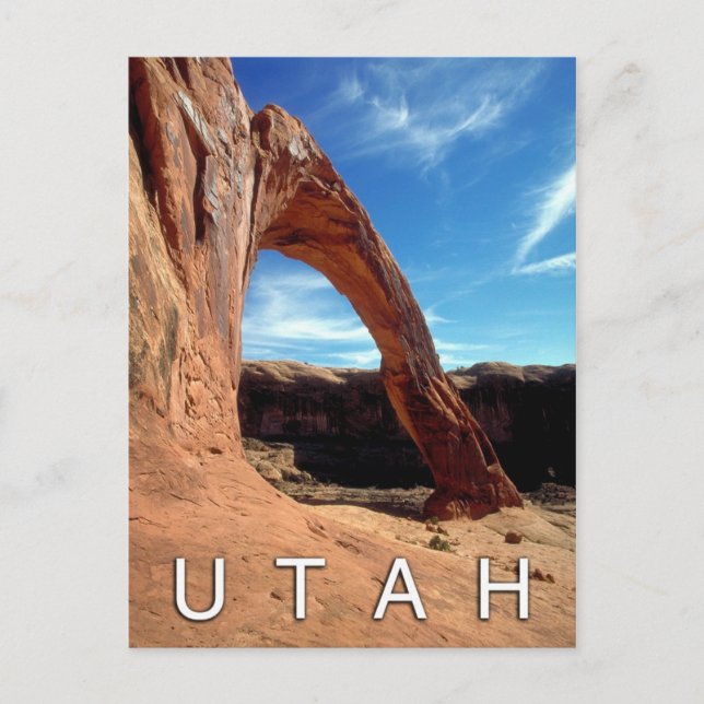 Postal Arco Corona, zona Moab, Utah (Anverso)