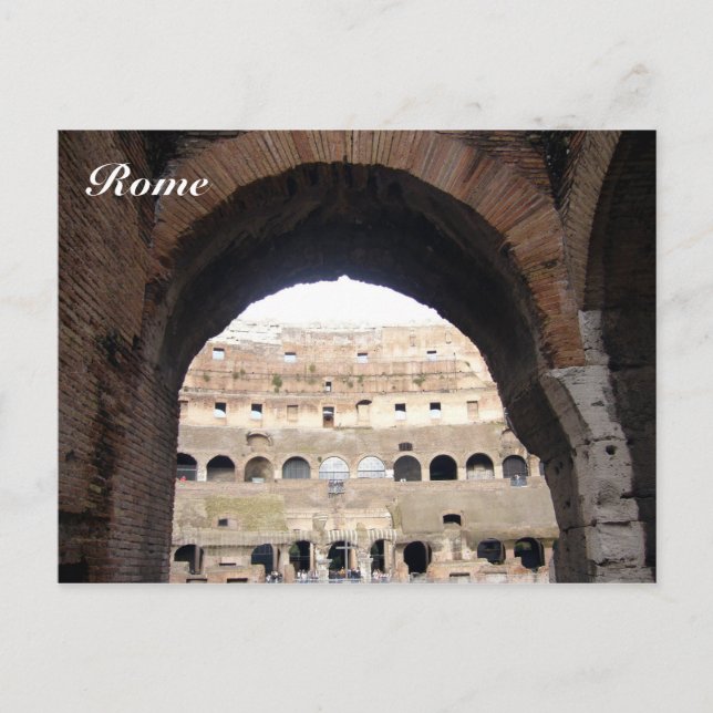Postal arco de colosseo (Anverso)