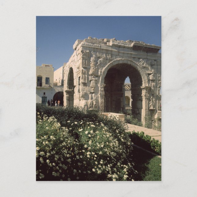 Postal Arco de cuatro vías de Marcus Aurelio y Lucio (Anverso)