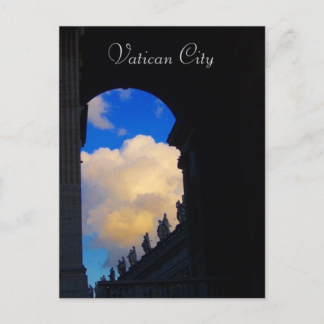 Postal arco de la ciudad del vaticano (Anverso)