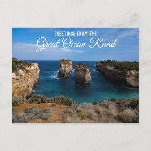Postal Arco de la Isla Gran Carretera Oceánica Australia