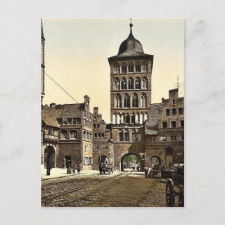 Postal Arco de la Torre, Lubeck, Alemania