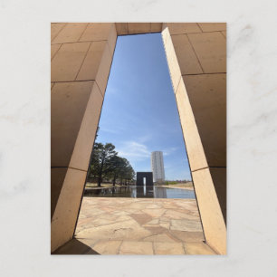 Postal Arco de piedra del Monumento Nacional de Oklahoma