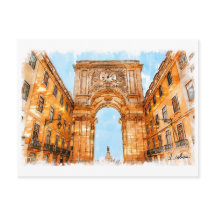 Arco de Portugal, Lisboa y la Rua Augusta