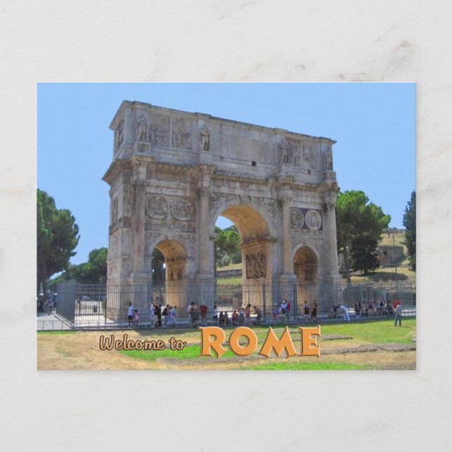 Postal Arco de Roma Constantina (Anverso)