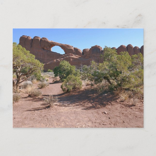 Postal Arco de Skyline en el Parque Nacional Arches (Anverso)
