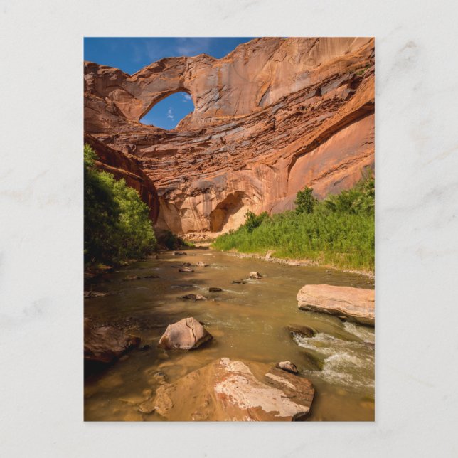 Postal Arco de Stevens - Río Escalante - Utah (Anverso)