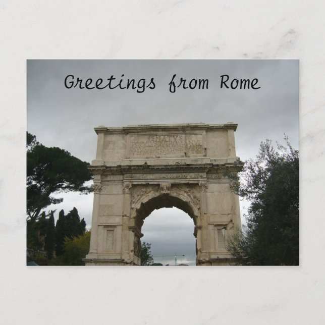 Postal arco de titus (Anverso)