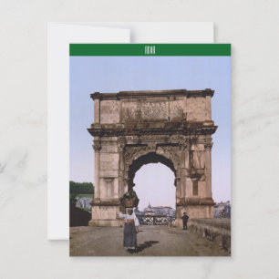 Postal Arco de Titus, Roma (1900)