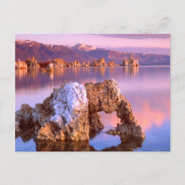 Postal Arco de toba en Mono Lake (Anverso)