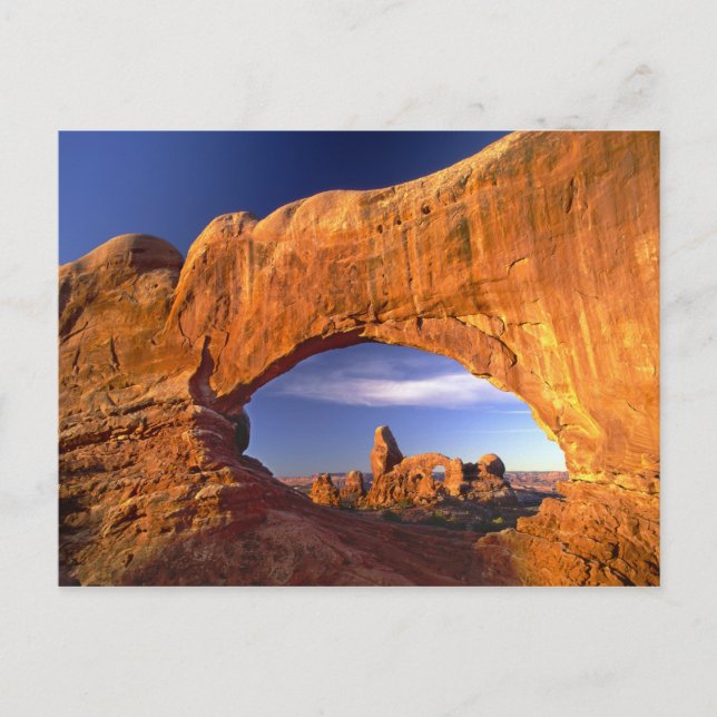Postal Arco de torreta, Parque Nacional Arches, Utah, Est (Anverso)