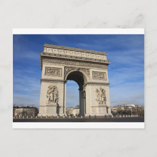 Postal arco de triunfo