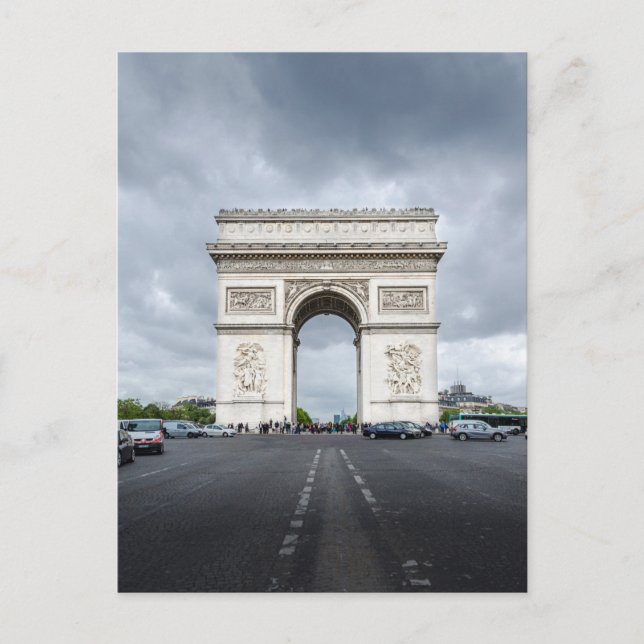 Postal Arco de triunfo (Anverso)