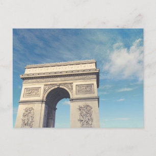 Postal Arco de Triunfo París