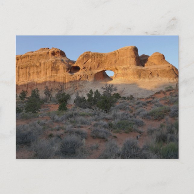 Postal Arco de túnel por la mañana (Anverso)