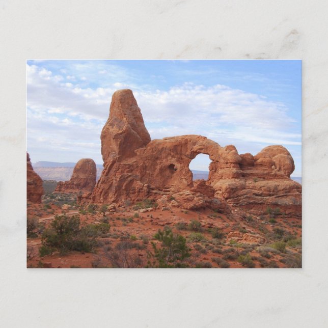 Postal Arco de Turret, Parque Nacional Arches, Utah (Anverso)