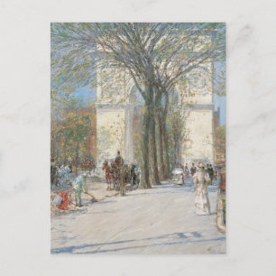 Postal Arco de Washington, primavera por Frederick Childe