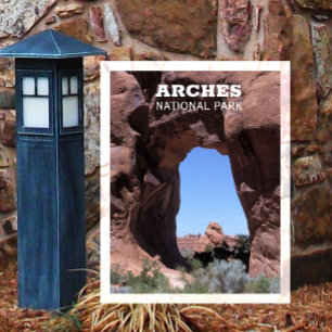 Postal Arco del Pino, Parque Nacional Arches, Utah