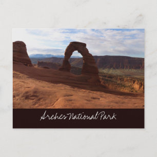 Postal Arco Delicado I en el Parque Nacional Arches