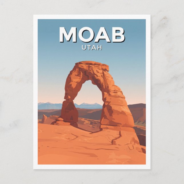 Postal Arco Delicado Moab Utah (Anverso)