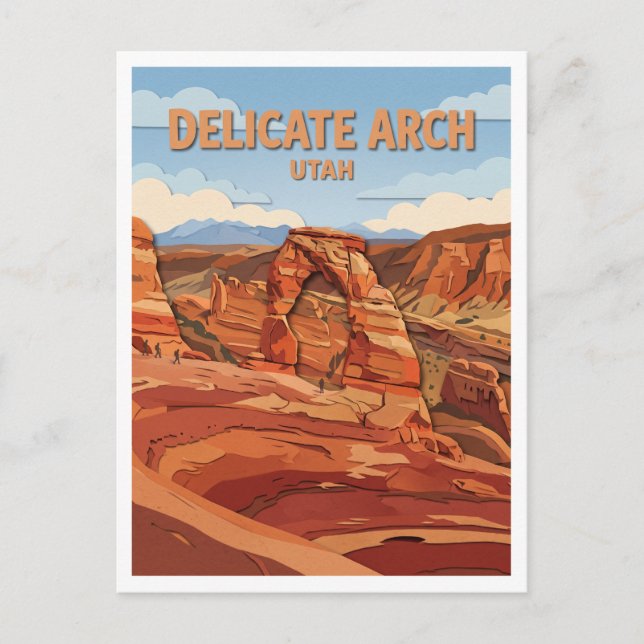 Postal Arco Delicado Moab Utah (Anverso)